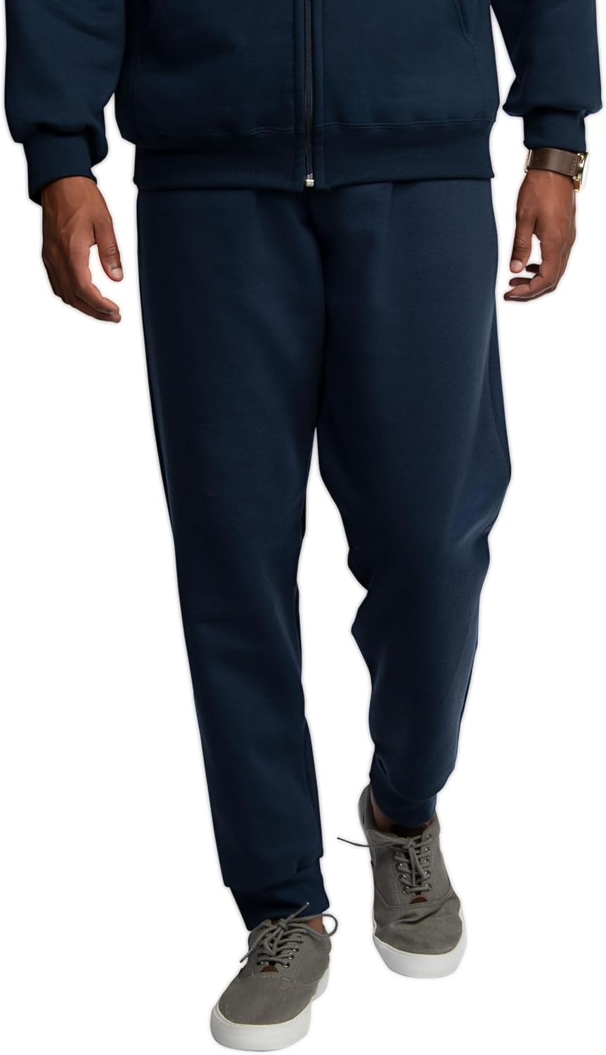 Fruit of the Loom Eversoft Fleece Joggers with Pockets, Relaxed Fit, Moisture Wicking, Breathable, Tapered Sweatpants