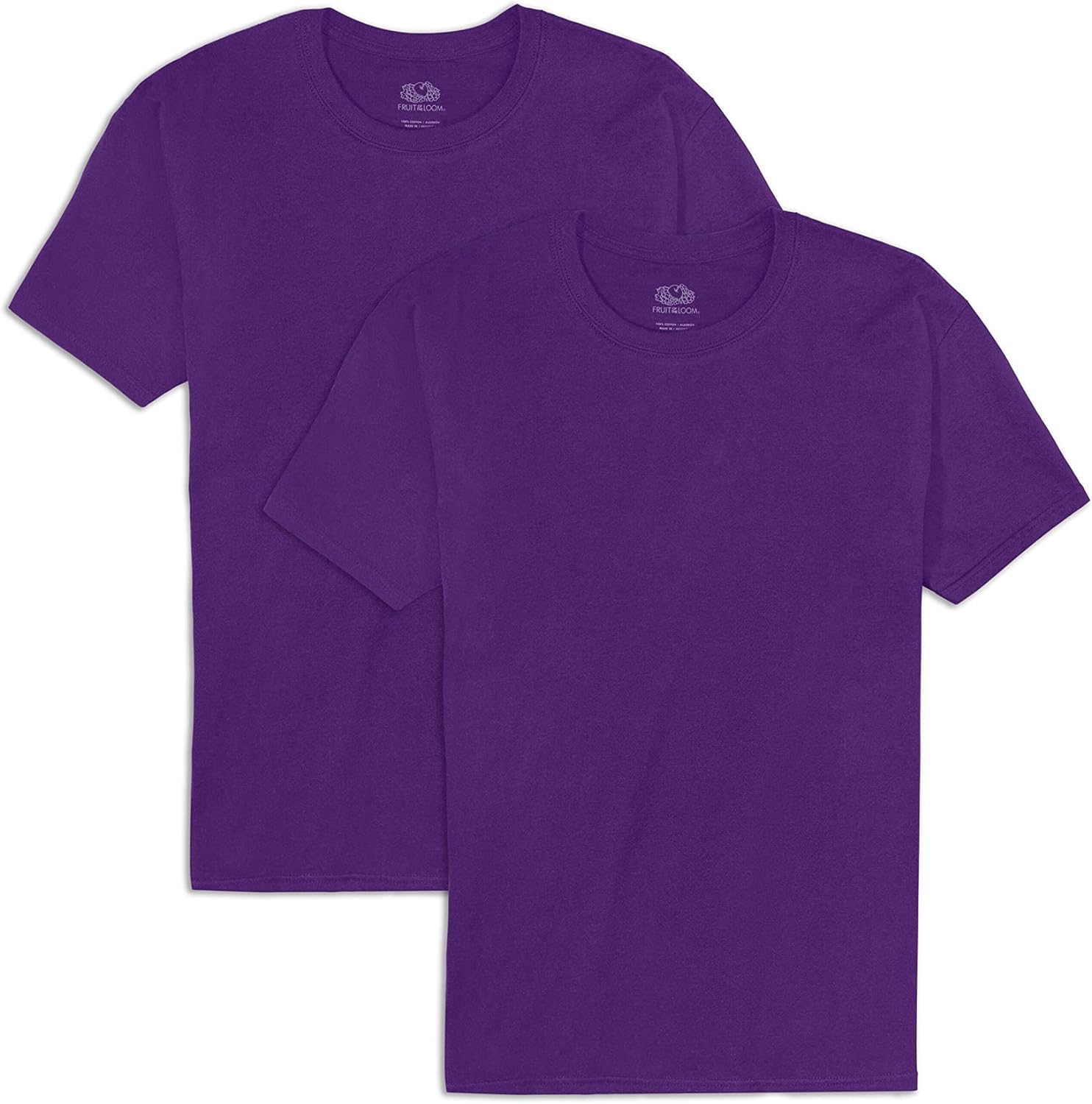 Fruit of the Loom Men' Eversoft Cotton T Shirts, Breathable & Moisture Wicking with Odor Control, Sizes S-4x