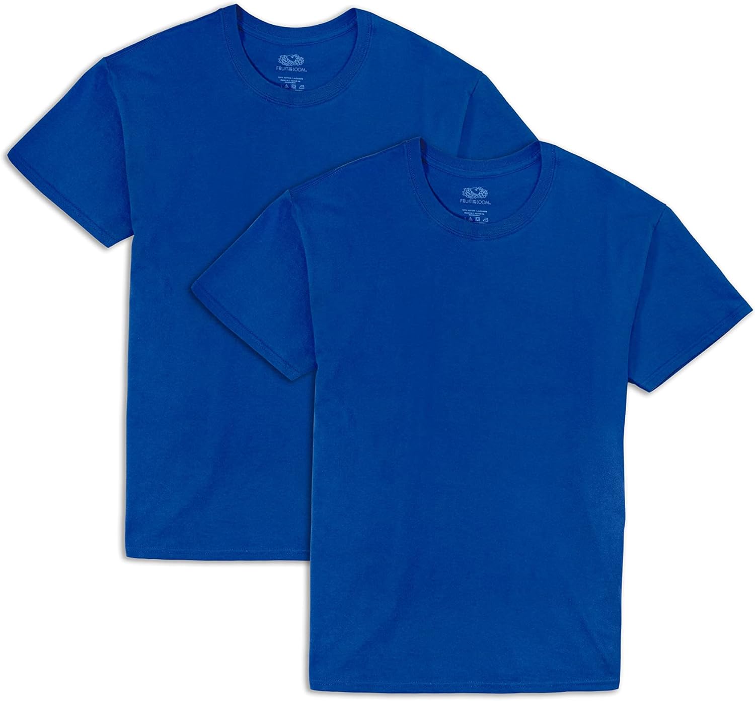 Fruit of the Loom Men' Eversoft Cotton T Shirts, Breathable & Moisture Wicking with Odor Control, Sizes S-4x