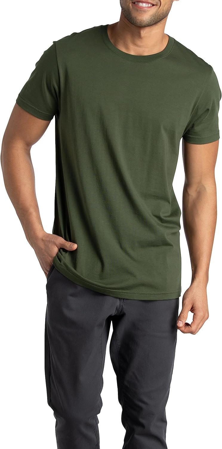 Fruit of the Loom Men' Crafted Comfort Tee, Relaxed & Classic Fit, Sizes S-2x