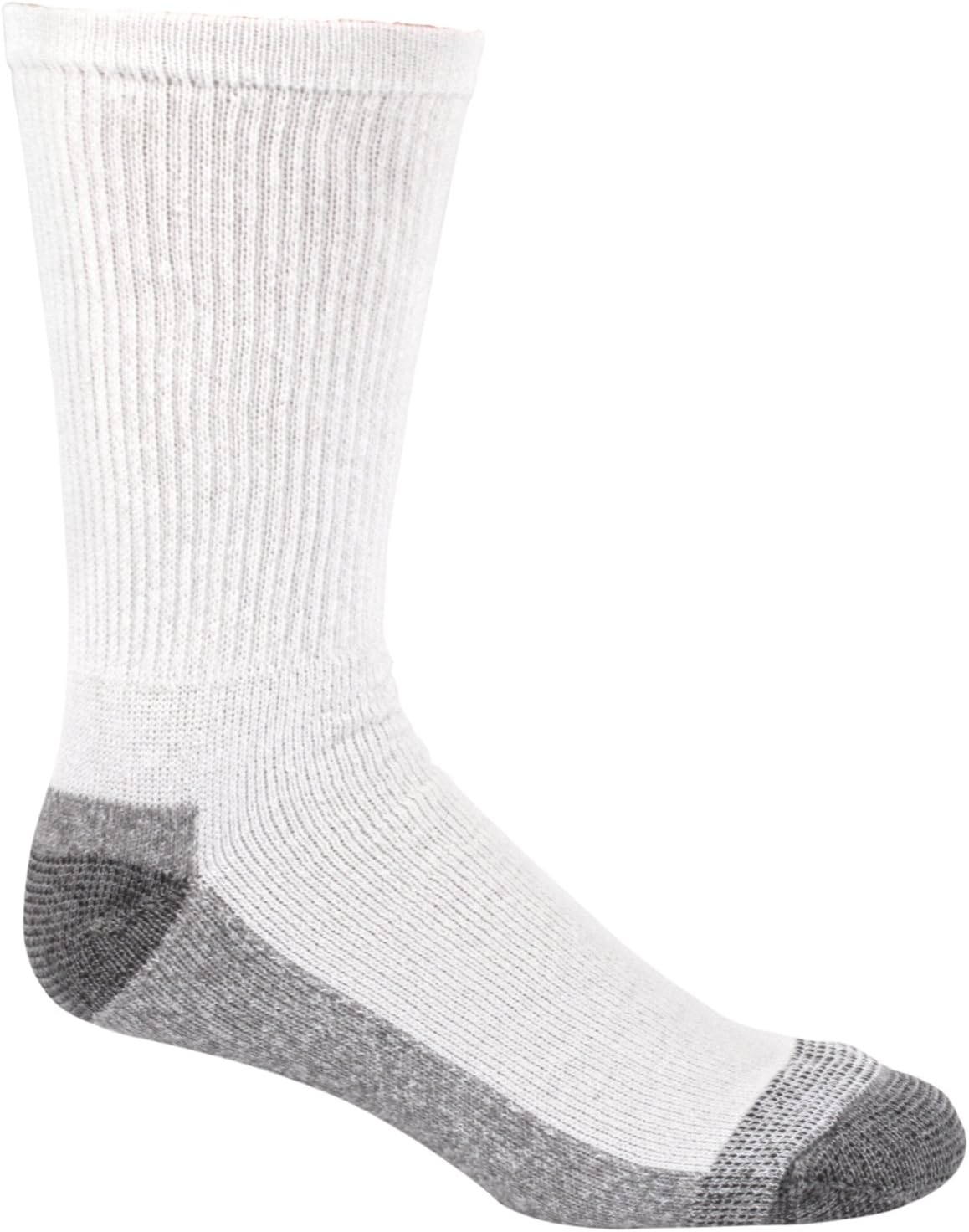 Fruit Of the Loom Men' Work Gear Heavy Duty Crew Socks