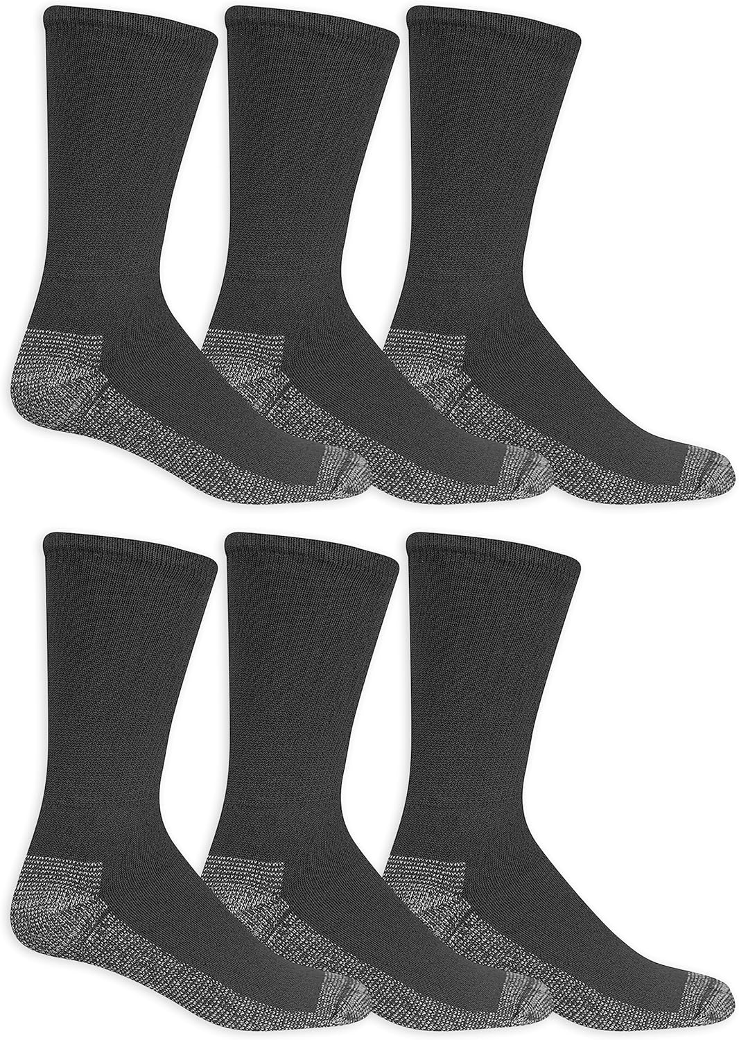 Fruit Of the Loom Men' Work Gear Heavy Duty Crew Socks