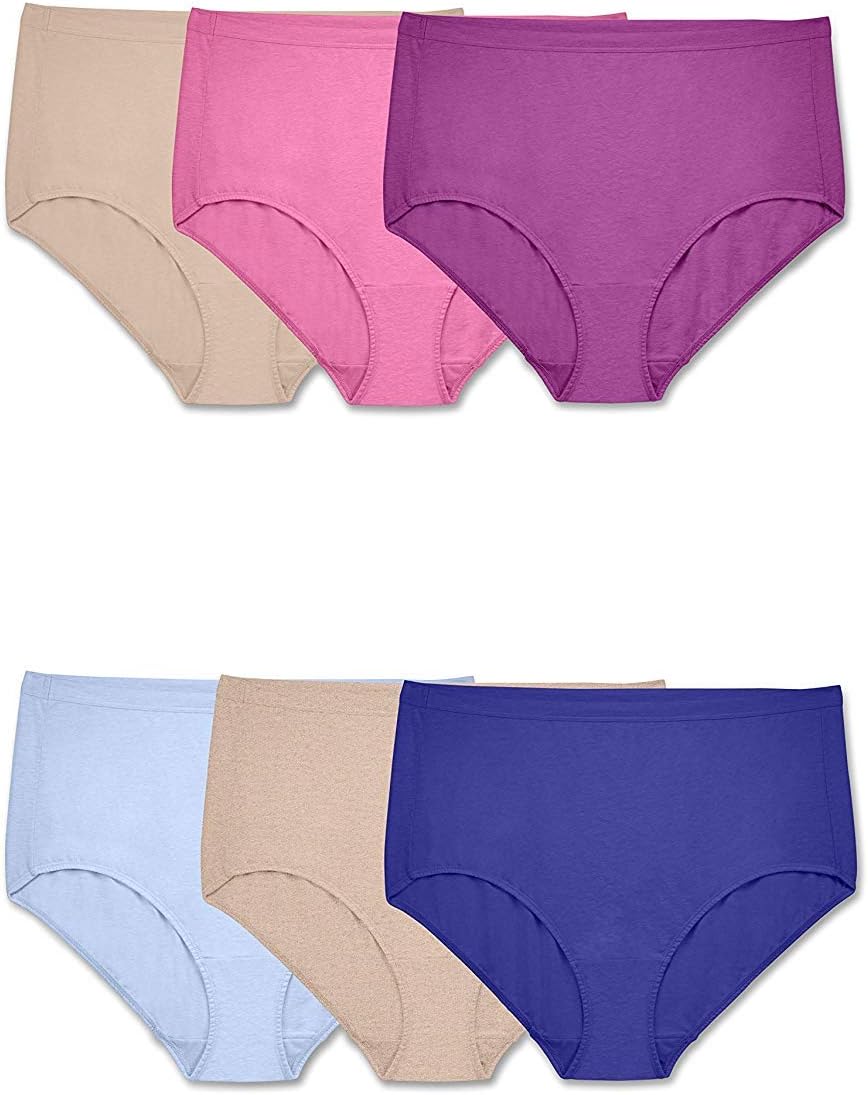 Fruit of the Loom Women' Beyondsoft Underwear, Super Soft Designed with Comfort in Mind, Available in Plus Size