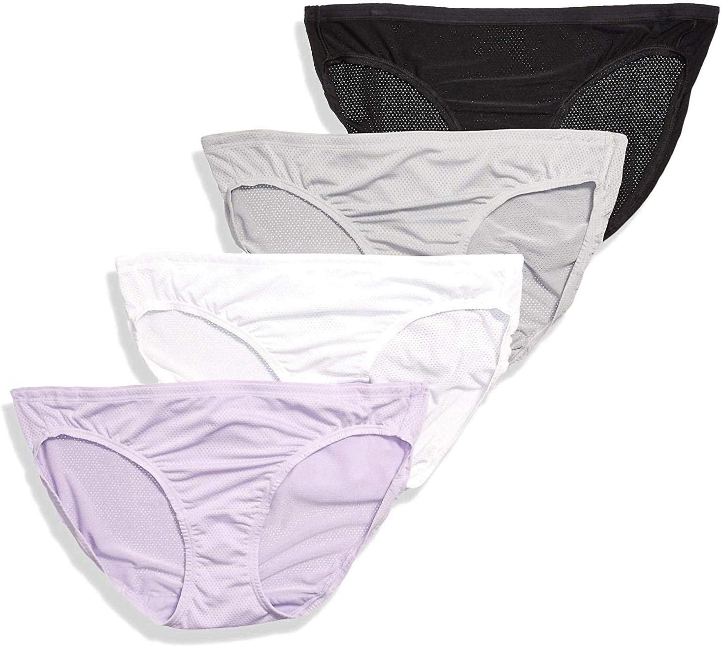 Fruit of the Loom Women' Breathable 4 Pack Panties