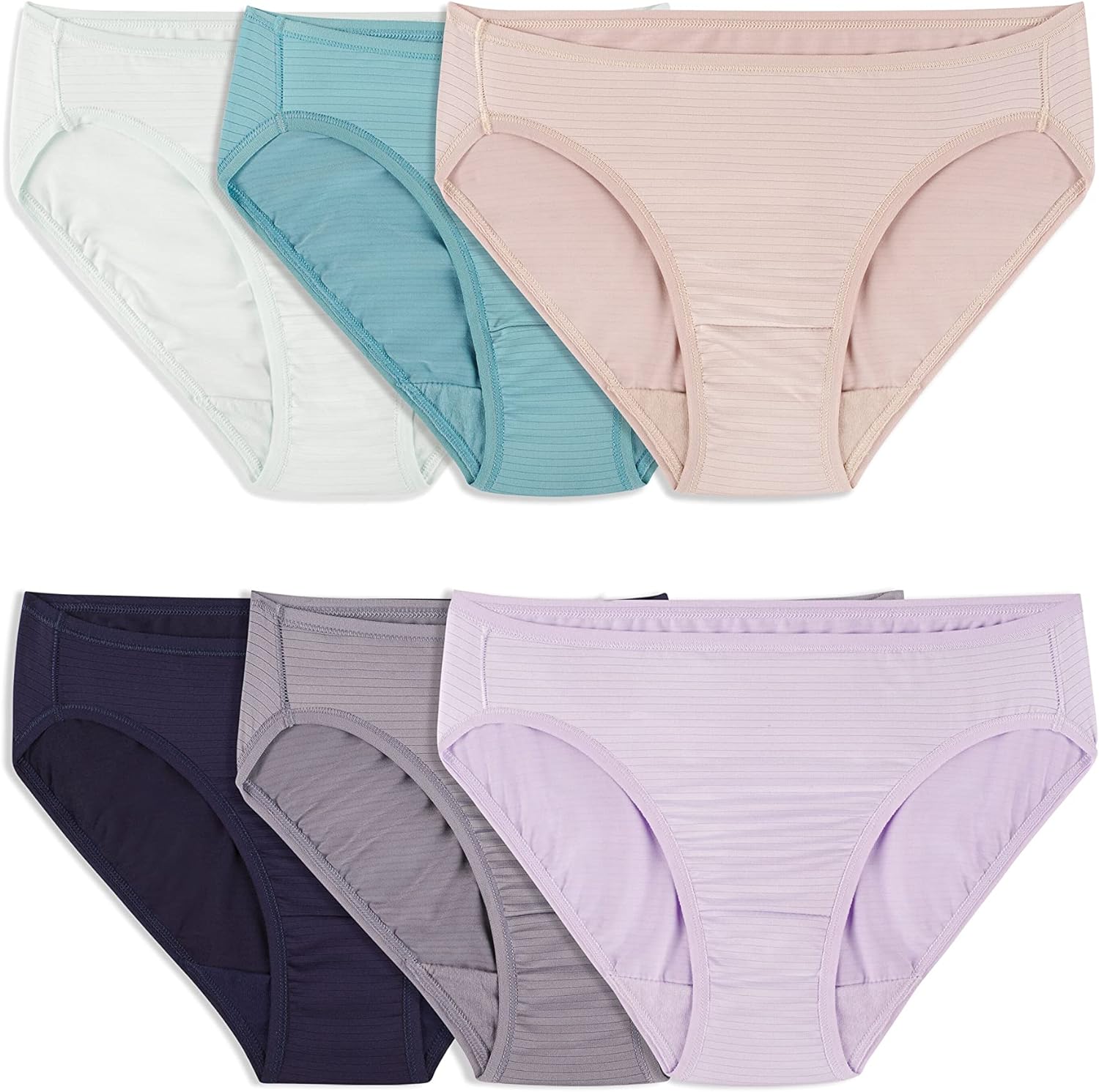 Fruit of the Loom Women' Breathable Underwear, Moisture Wicking Keeps You Cool & Comfortable, Available in Plus Size