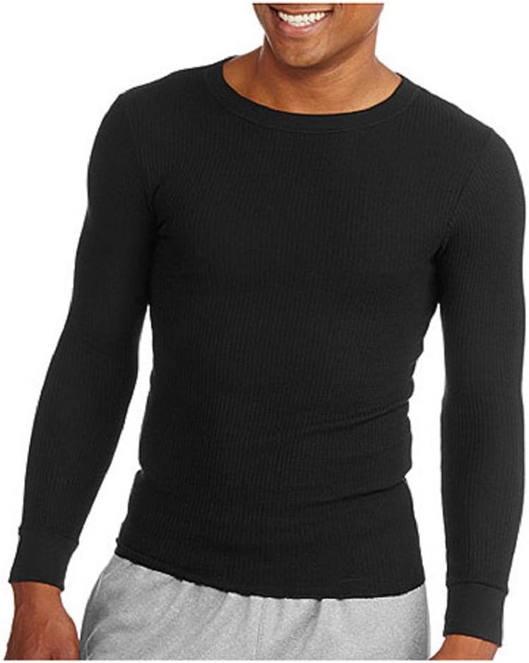 Fruit of the Loom Men' Classic Midweight Waffle Thermal Underwear Crew Top