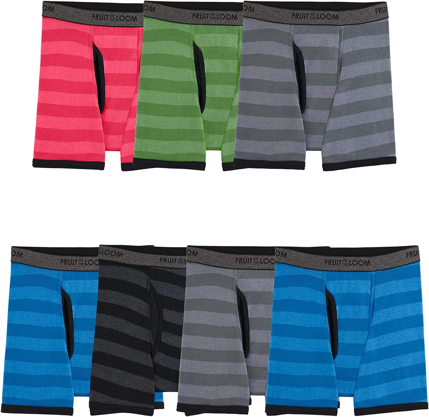 Fruit of the Loom Boys' Boxer Briefs with Coolzone Fly