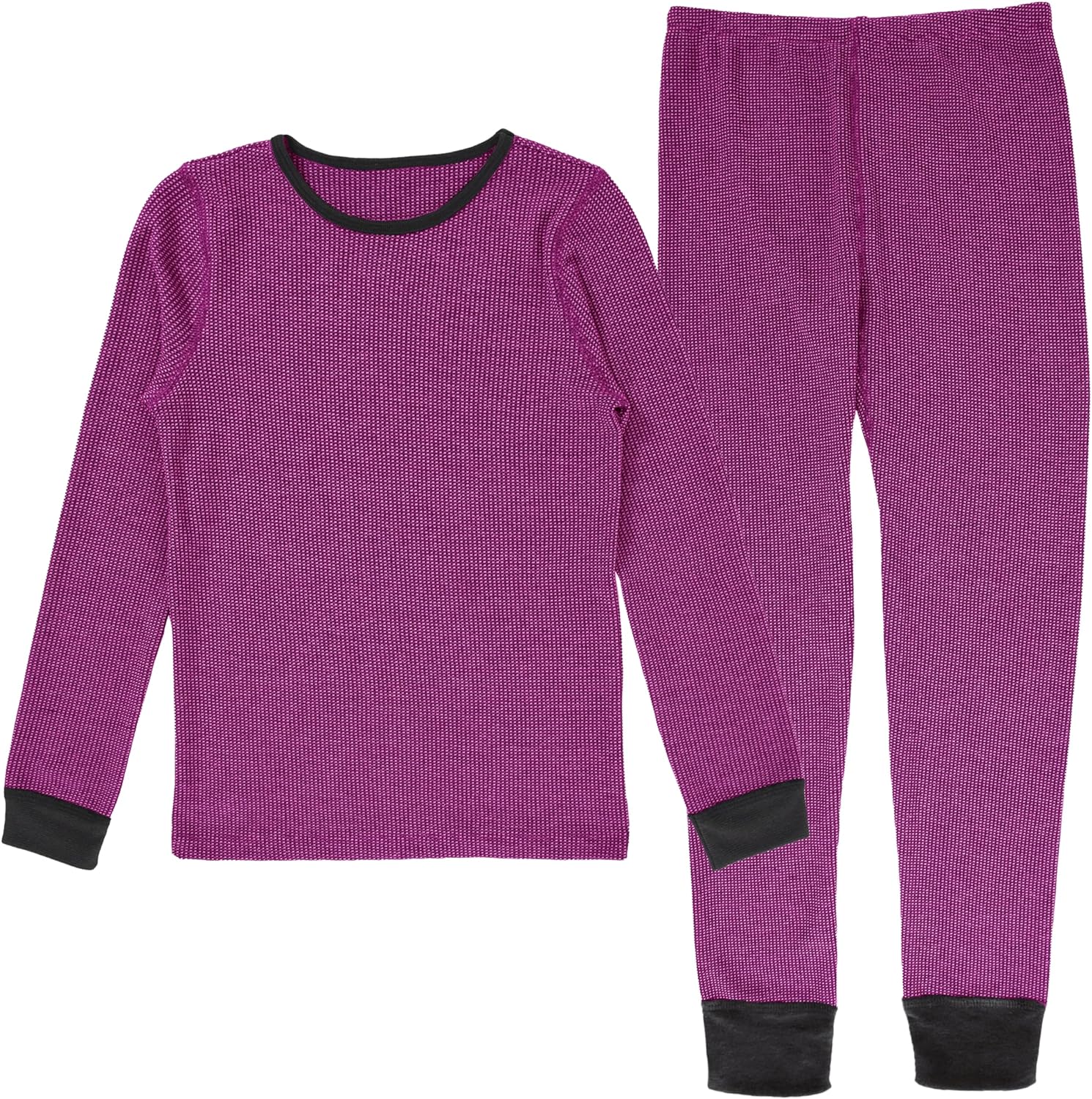 Fruit of the Loom girls Premium Thermal Waffle Underwear Set