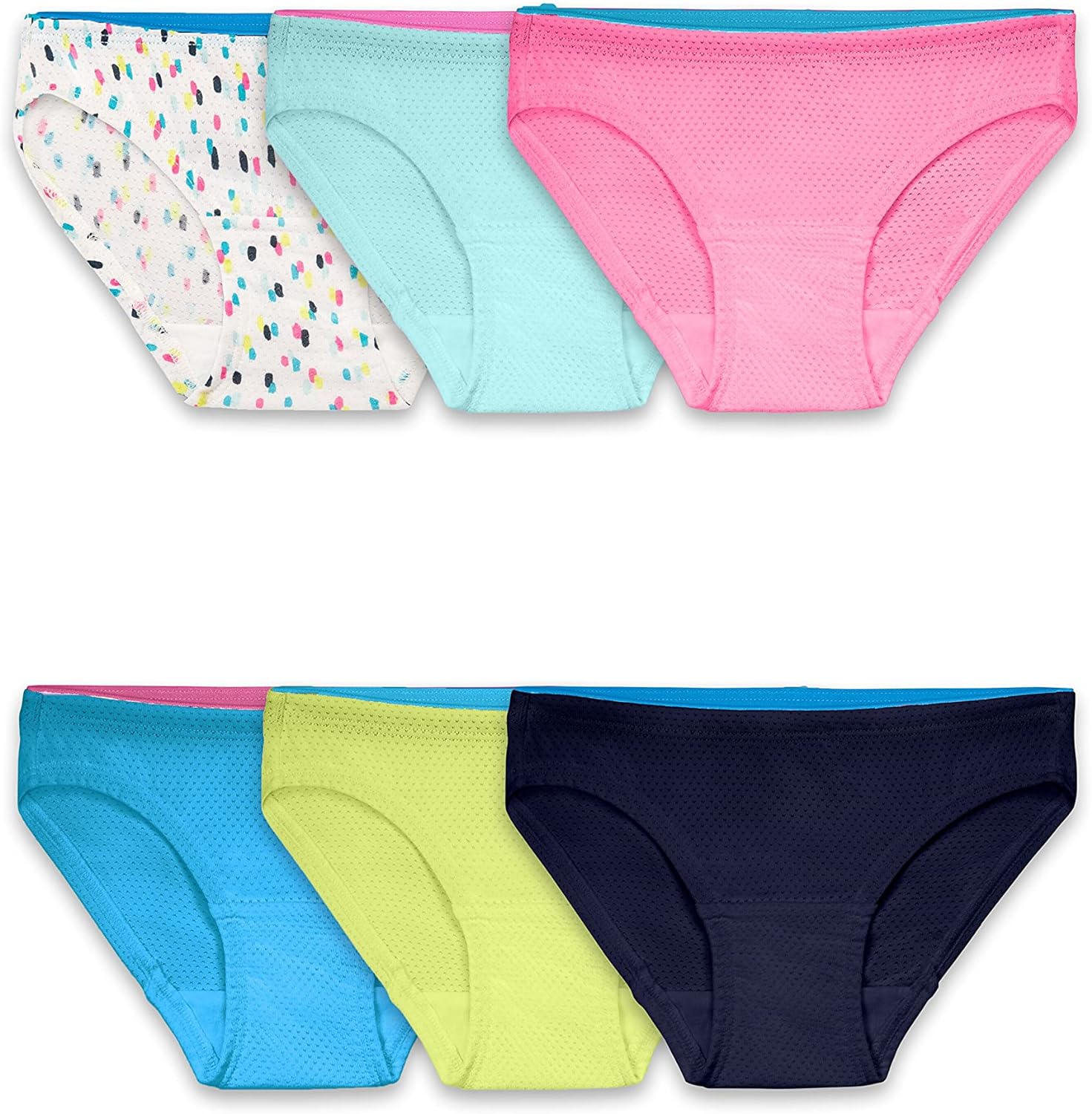 Fruit of the Loom Girls' Breathable Underwear