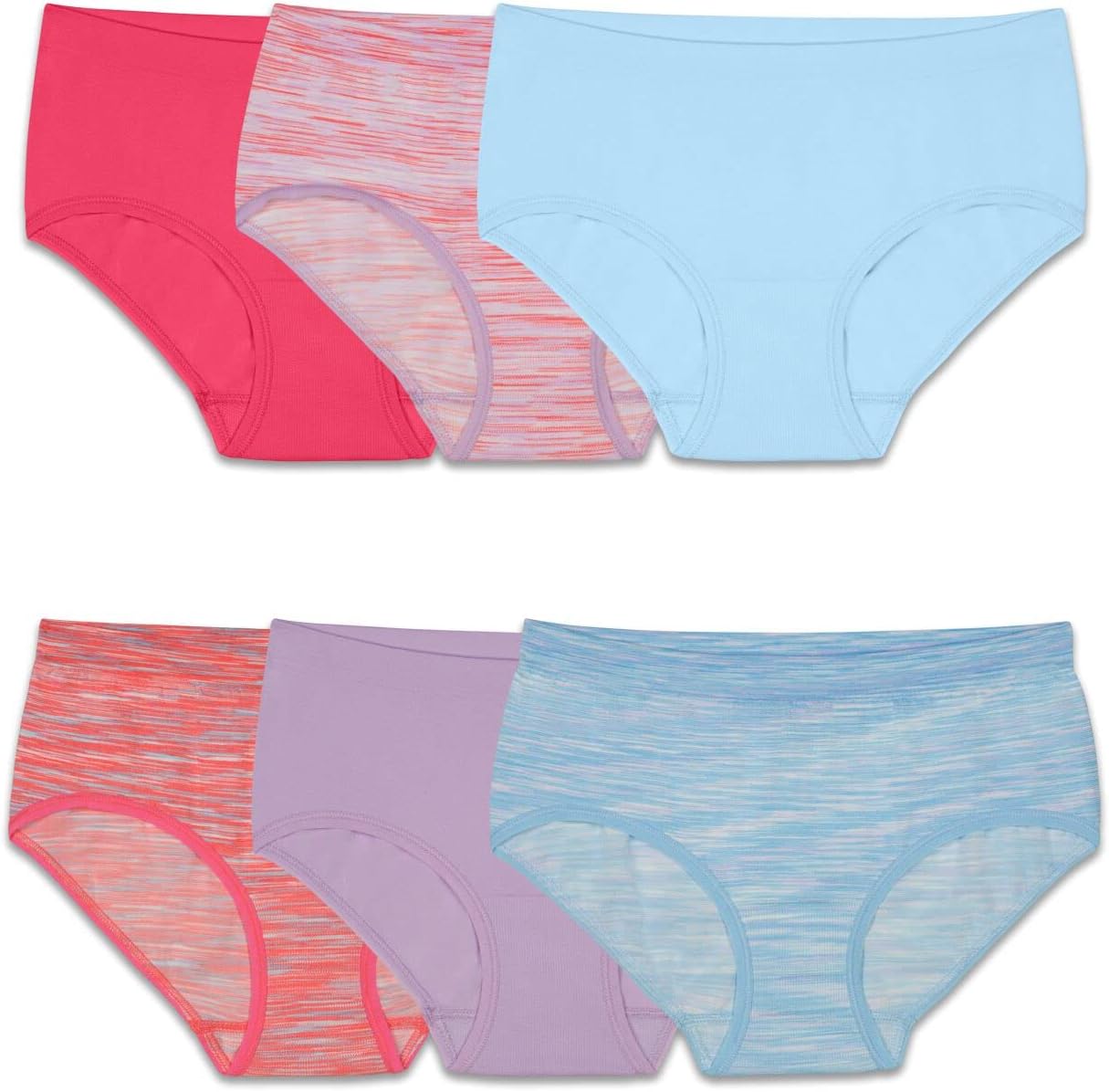 Fruit of the Loom Girls' Seamless Underwear Multipack