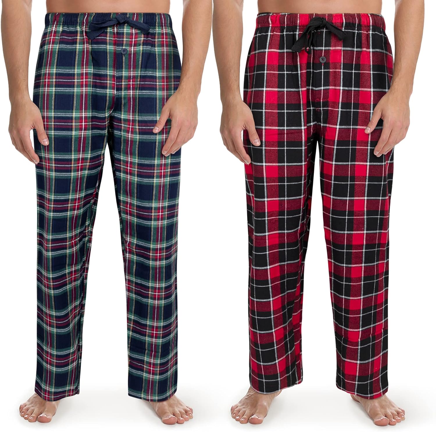 Fruit of the Loom mens Yarn-dye Woven Flannel Pajama Pant