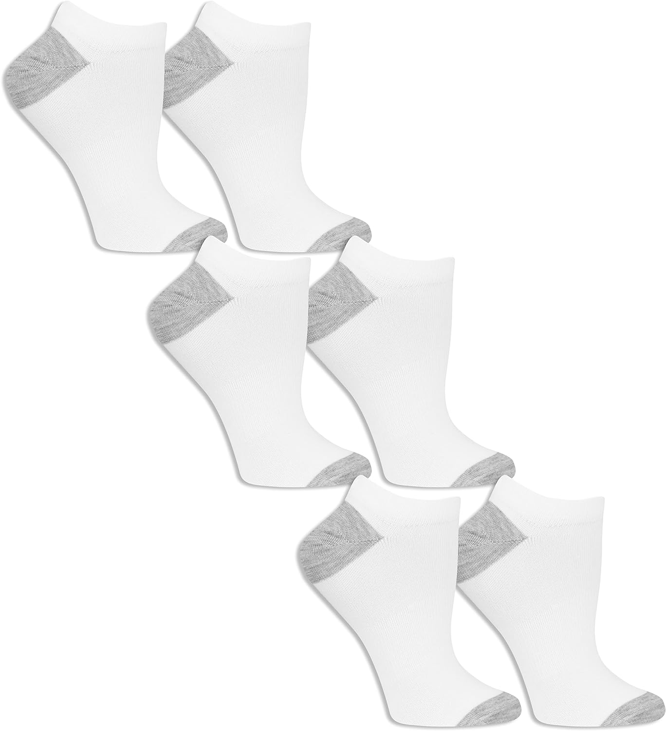 Fruit of the Loom Women' 6 Pair Pack Core Socks