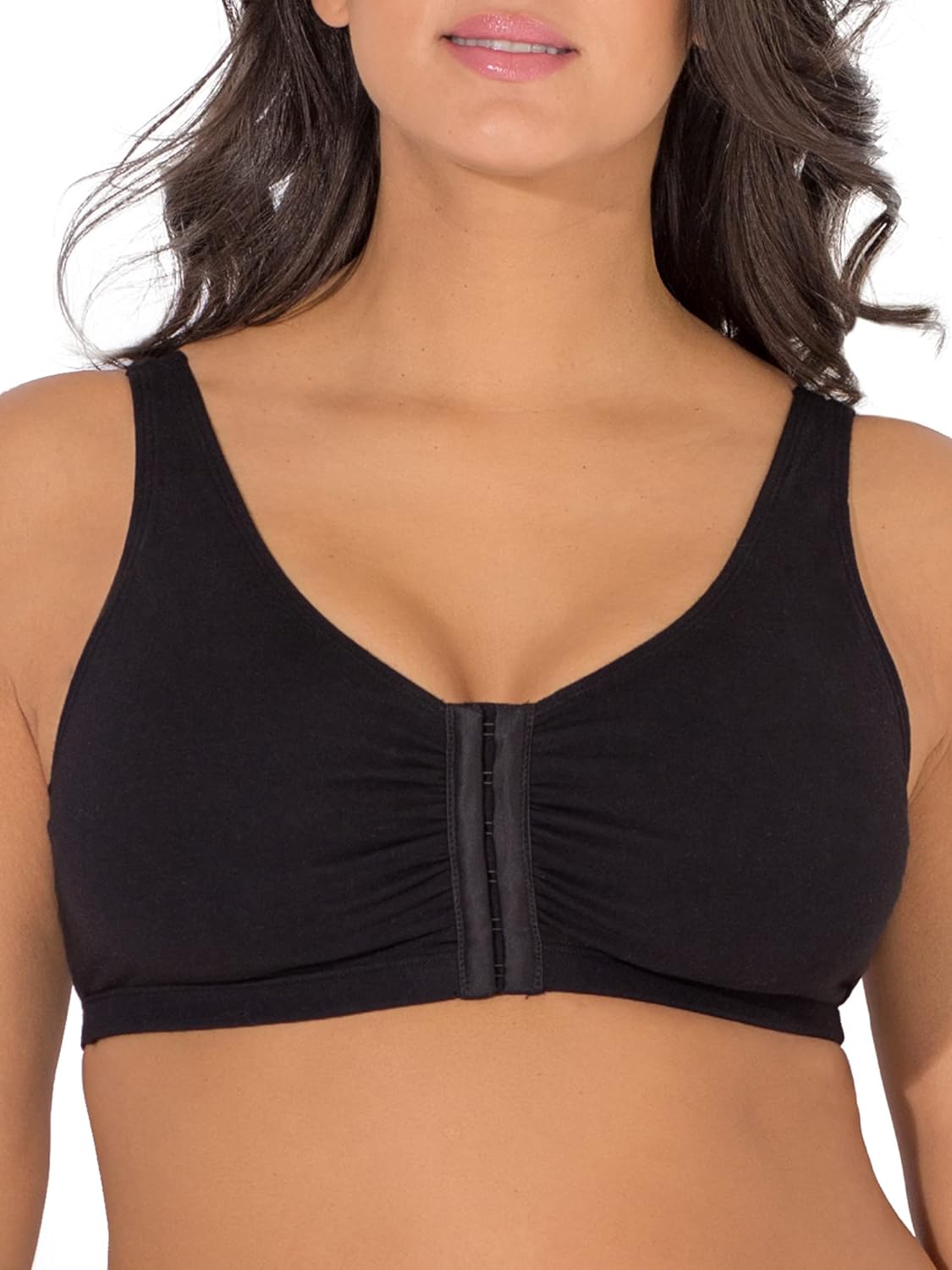 Fruit of the Loom Women' Front Close Builtup Sports Bra