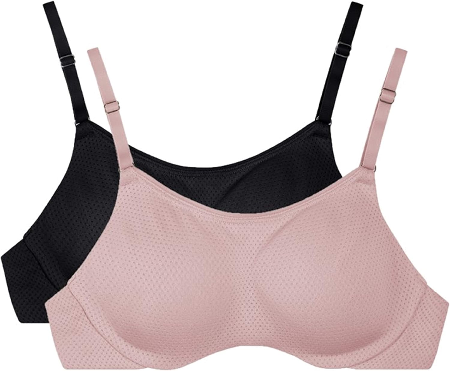 Fruit of the Loom Women' Breathable Cami Bra with Convertible Straps