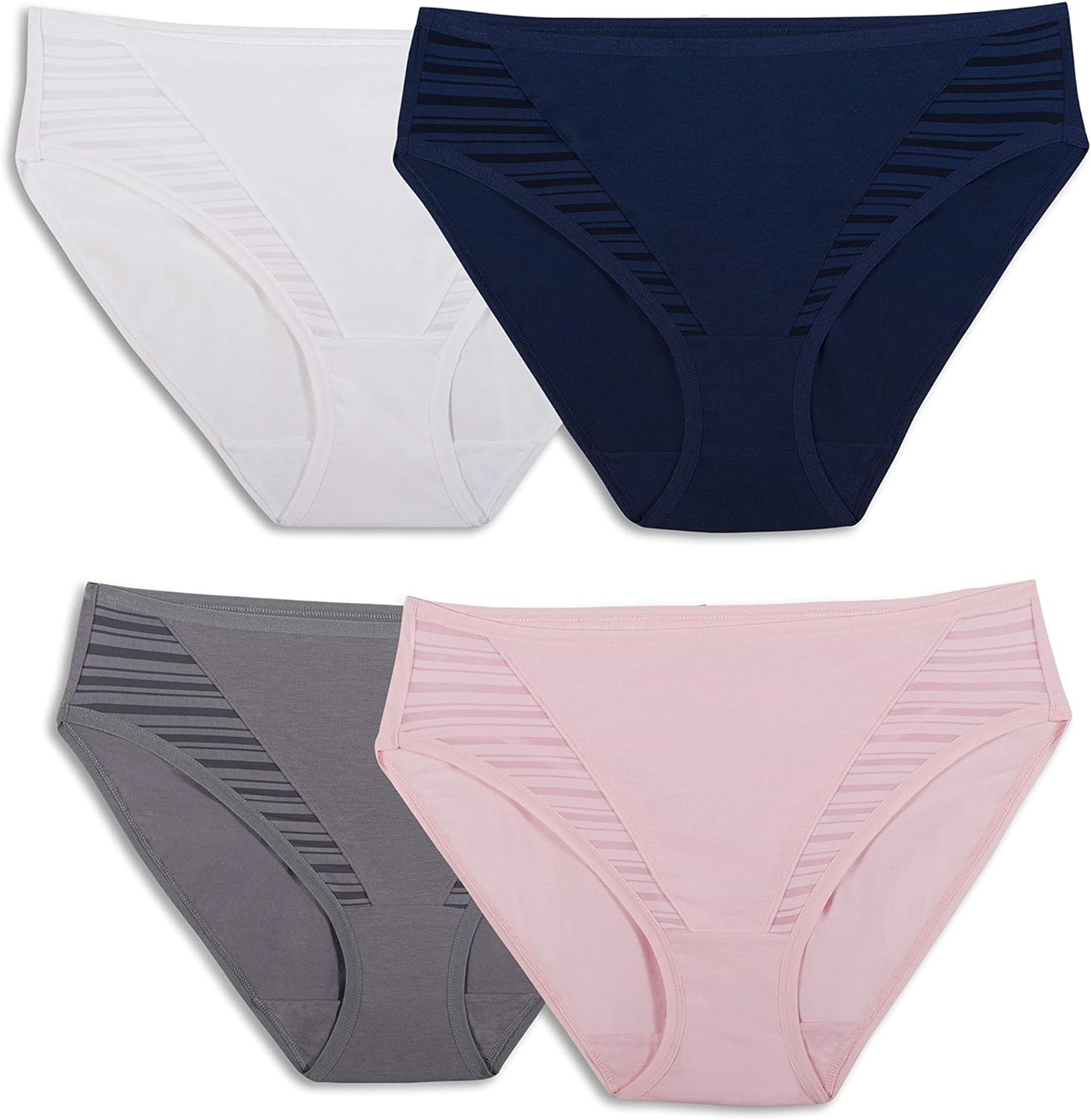 Fruit of the Loom Women' Breathable Underwear, Moisture Wicking Keeps You Cool & Comfortable, Available in Plus Size