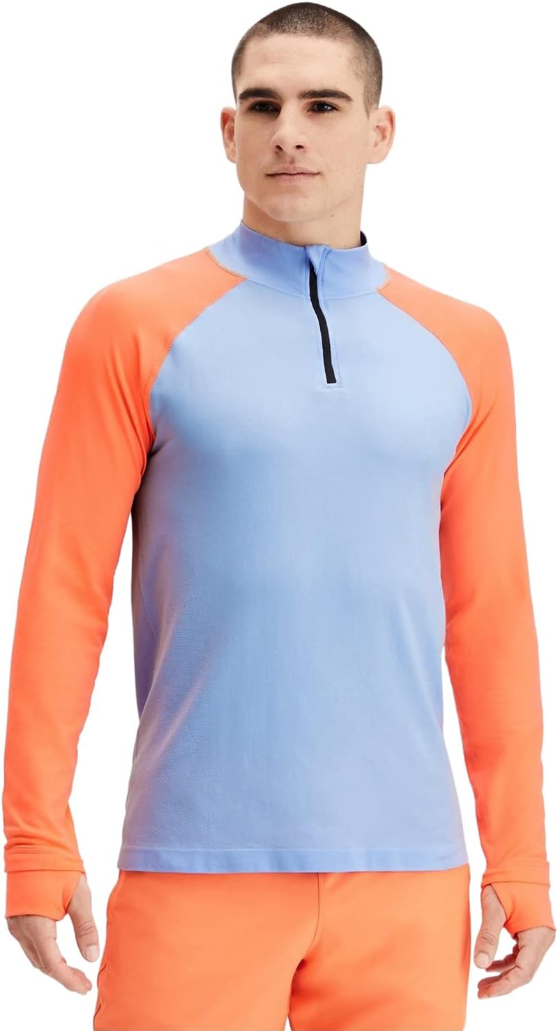 Fabletics Men' The Training Day 1/4 Zip, Training, Performance, Athletic, Breathable, 4-Way Stretch