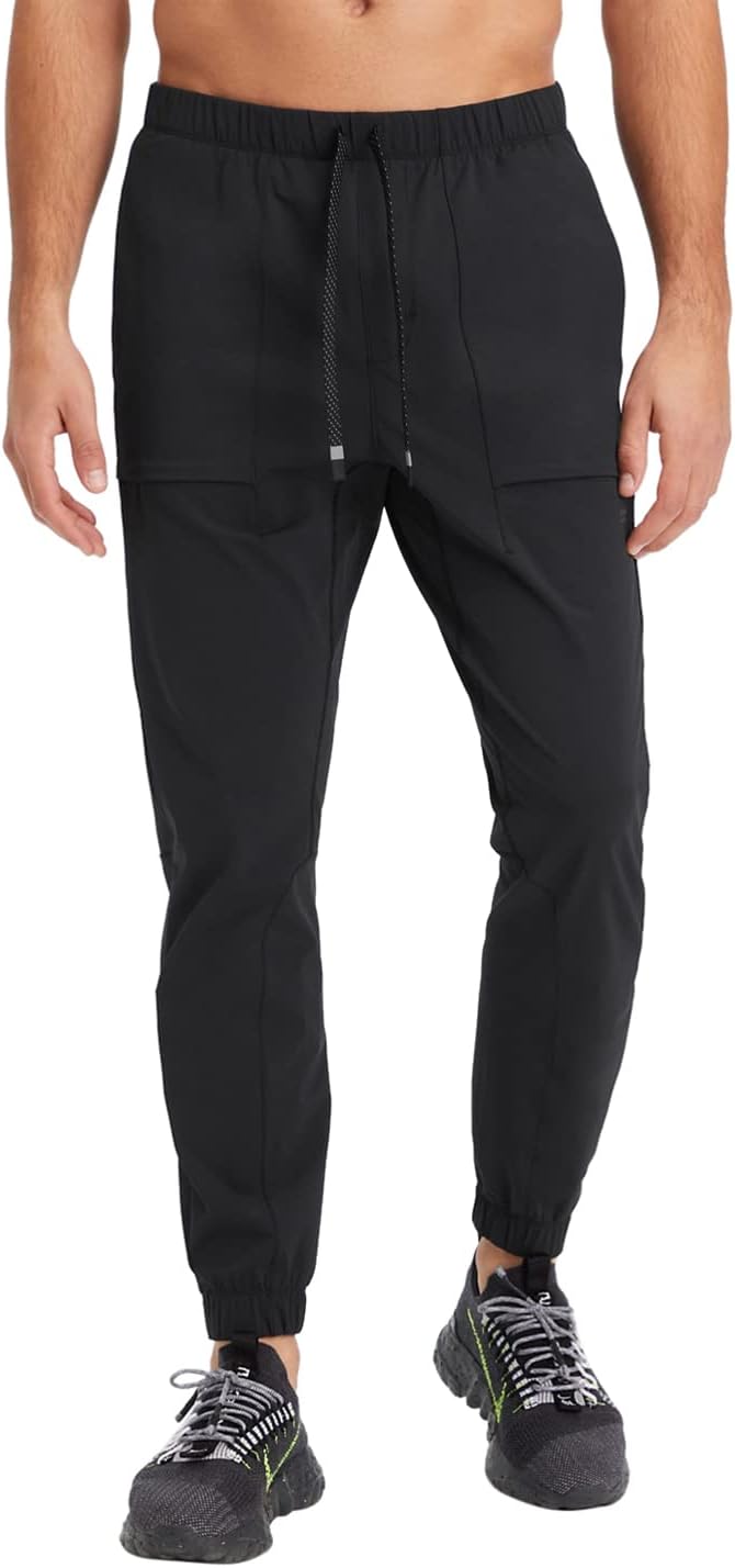 Fabletics Men' The One Jogger, Quick-Dry, Hidden Pockets, Zip Pockets, UPF Protection, Anti-Stink, Lightweight