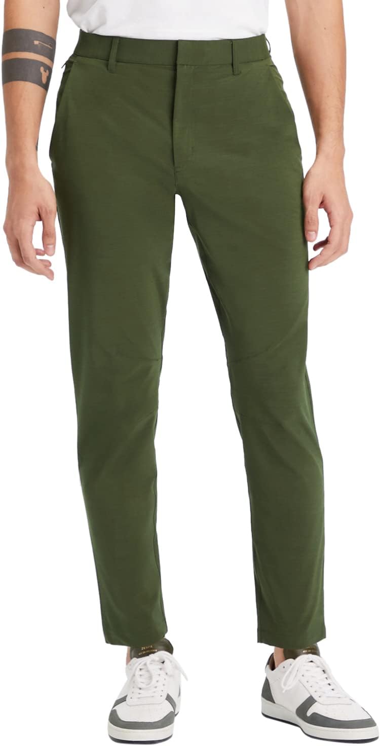 Fabletics Men' The Only Pant, Performance, Lightweight, Breathable, Water Resistant, Stretch Woven