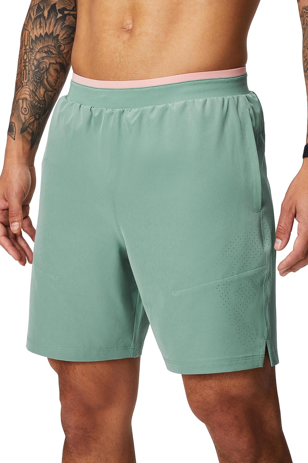 Fabletics Men' The Fundamental Short II, Workout, Running, Training, Gym, Yoga, Ultra Lightweight