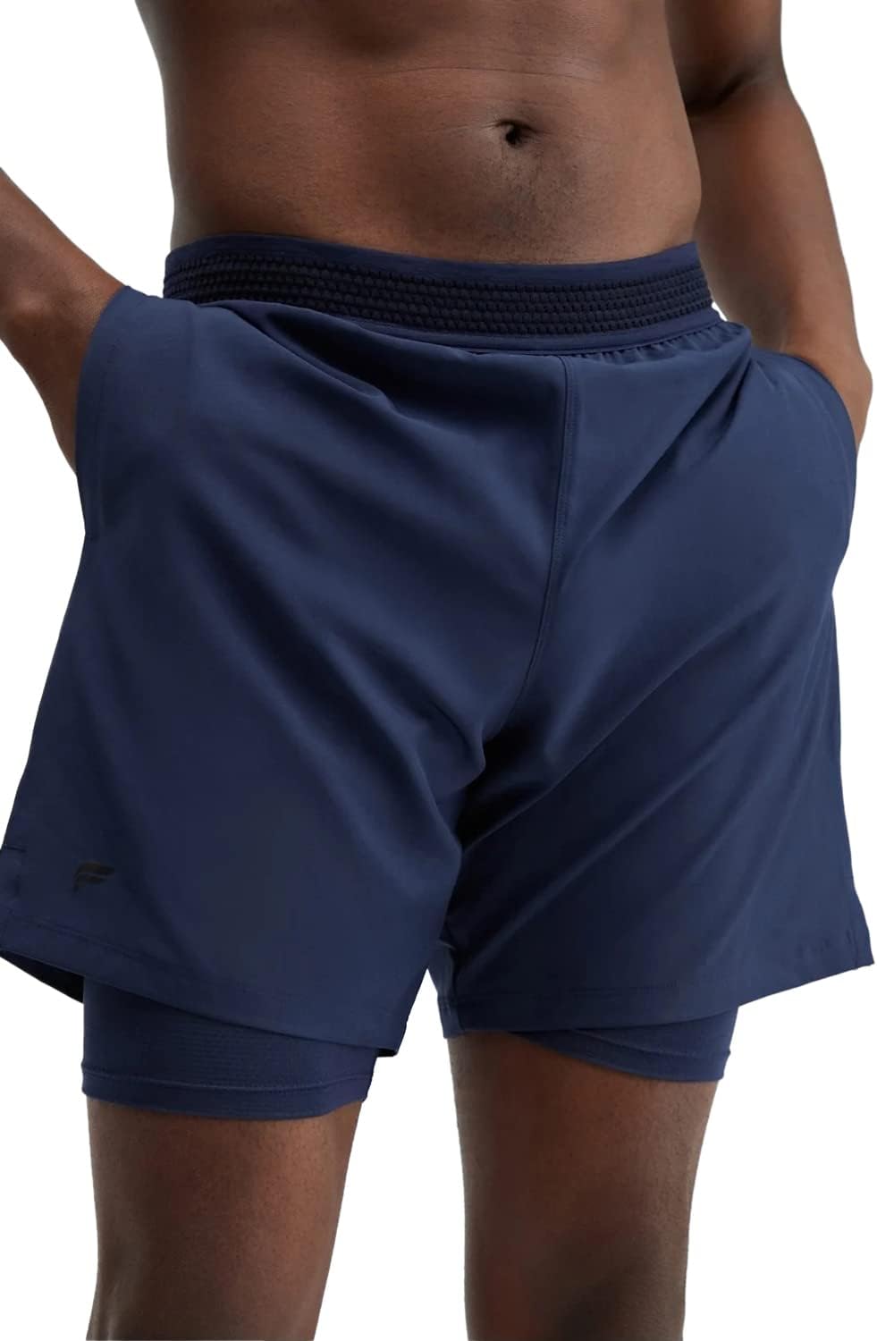 Fabletics Men' The Fundamental Short (Lined), Workout, Running, Training, Gym, Yoga, Ultra Lightweight, Athletic