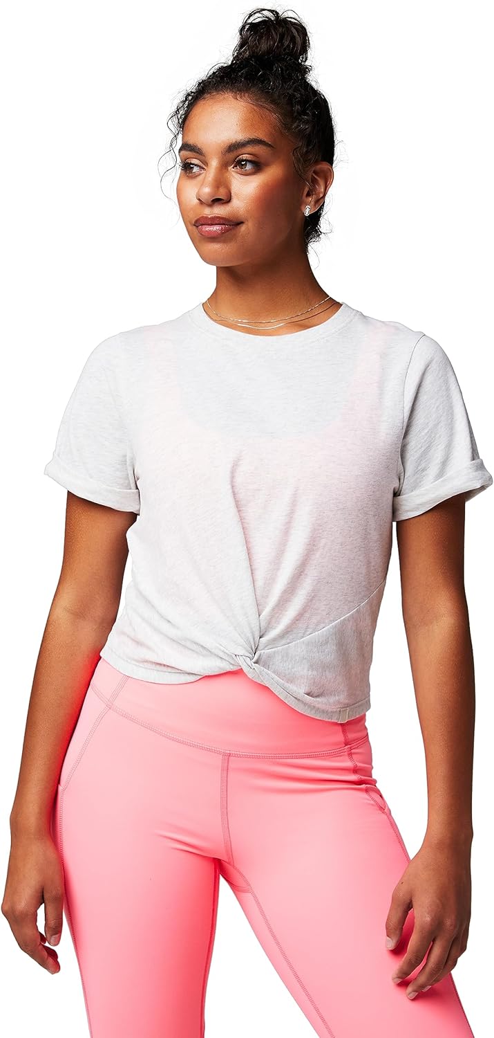 Fabletics Women' 100% Cotton Twist Knot Tee