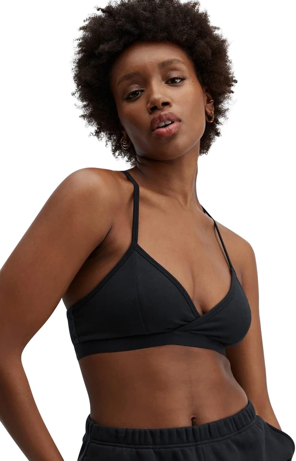 Fabletics Women' Live-in Racerback Bralette, Workout, Yoga, Athletic, Fitness, CottonFlex