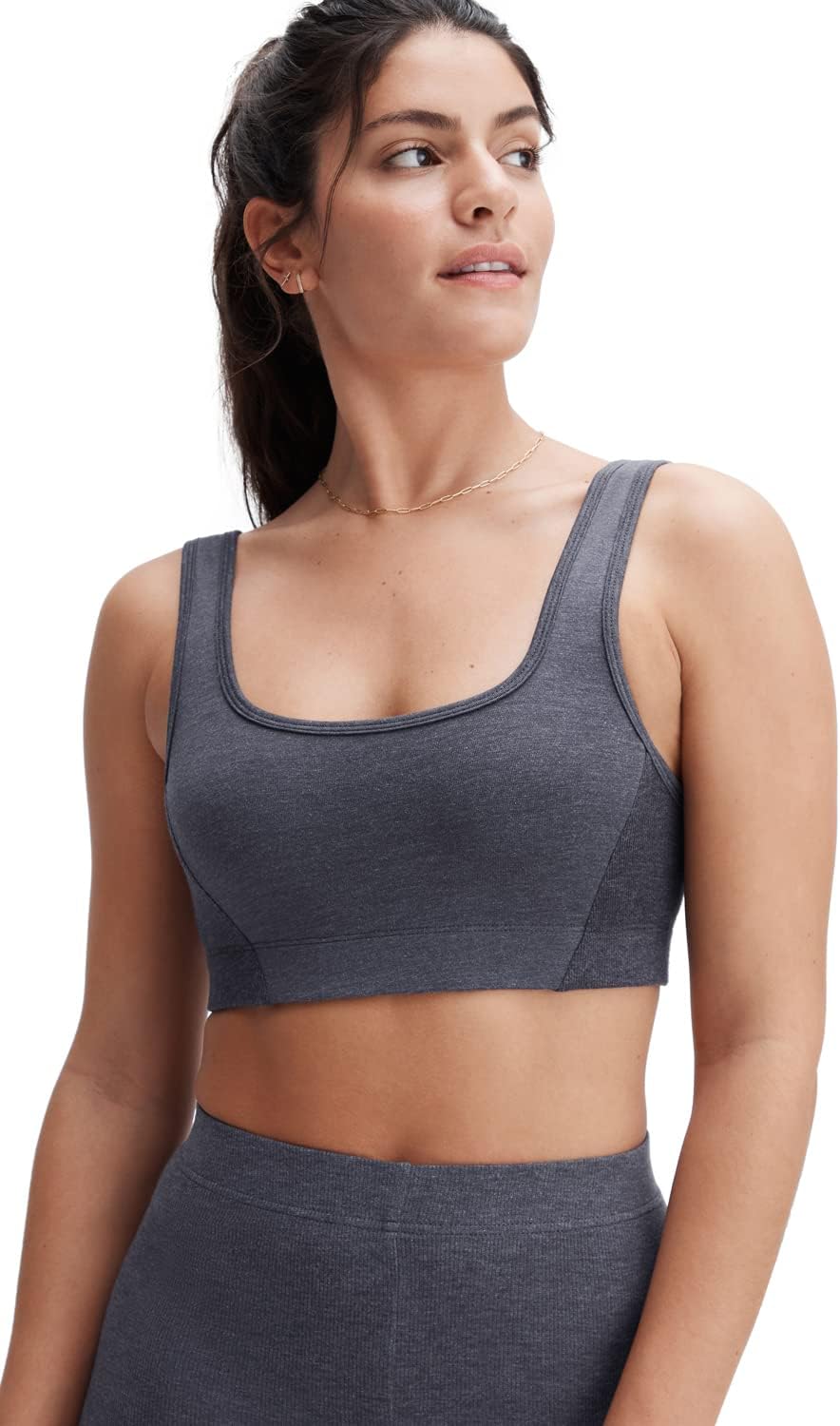 Fabletics Women' RestoreKnit Scoop Back Bralette, Workout, Yoga, Athletic, Fitness, RestoreKnit