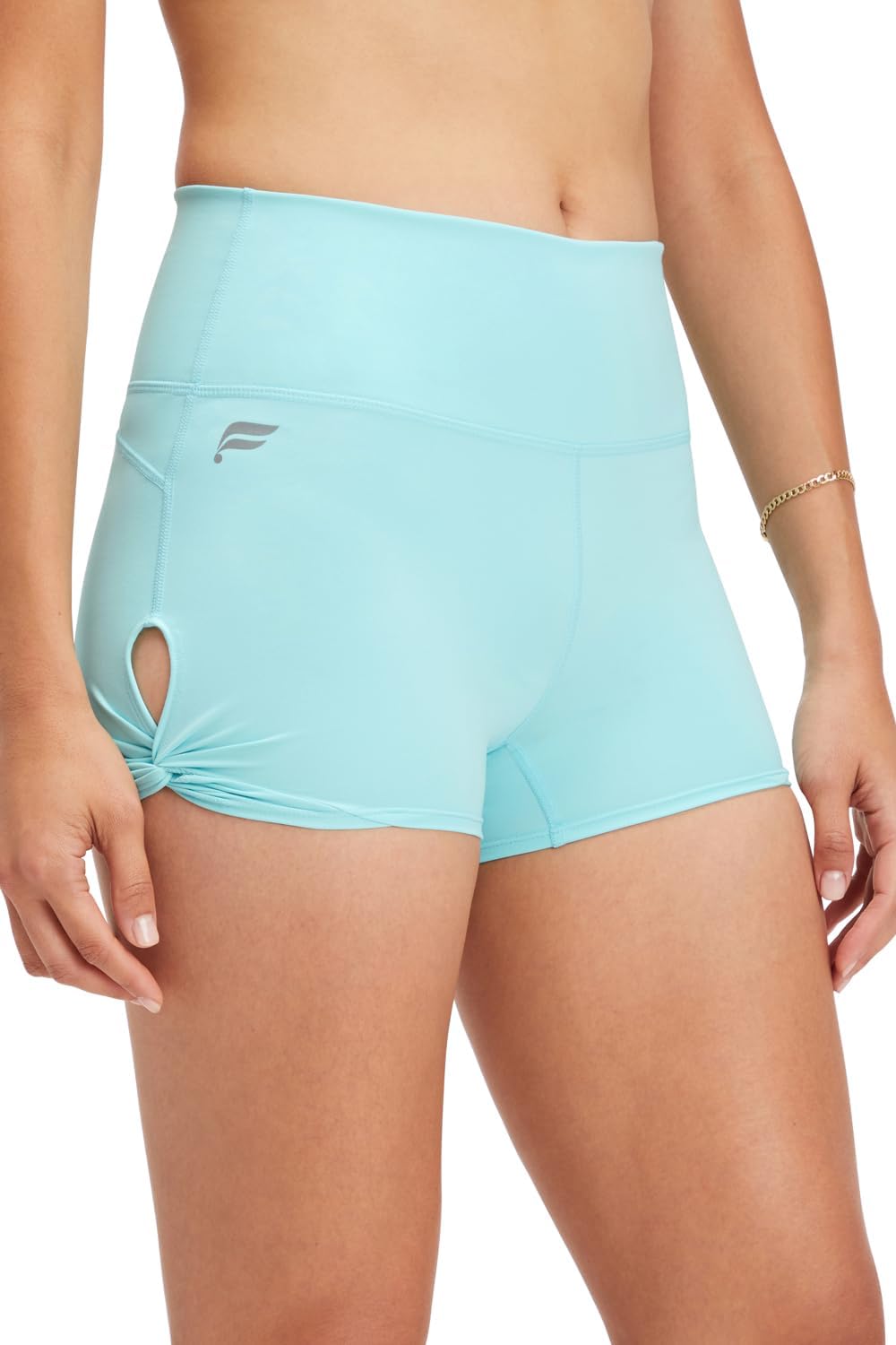 Fabletics Women' Oasis PureLuxe High-Waisted Short, Workout, Running, Spandex, Light Compression, Buttery Soft