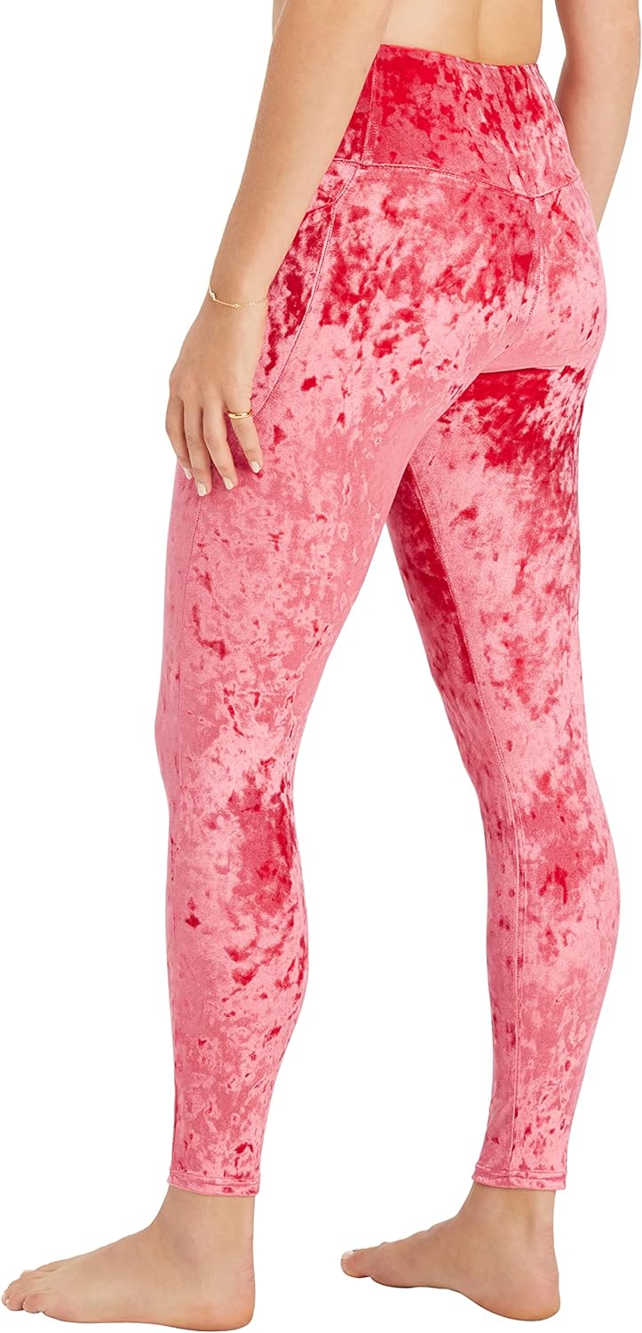 Fabletics Women' Crushed Velour Crossover Legging