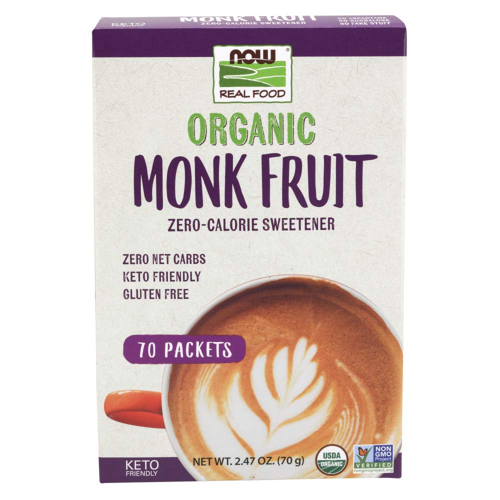 NOW Foods Monk Fruit Organic, 70 Packet