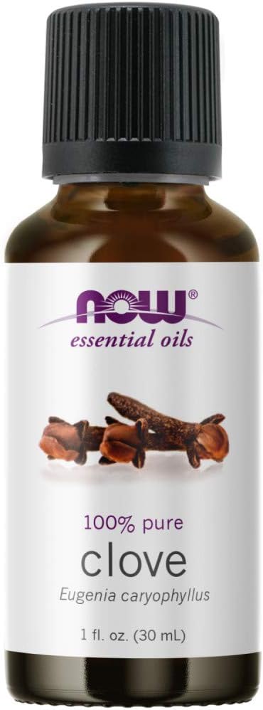 NOW Essential Oils, Clove Oil, Balancing Aromatherapy Scent, Steam Distilled, 100% Pure, Vegan, Child Resistant Cap, 1-Ounce