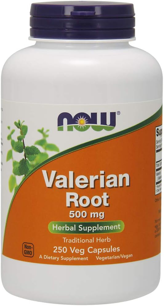 NOW Supplements, Valerian Root (Valeriana officinalis) 500 mg, Herbal Supplement, 250 Veg Capsules