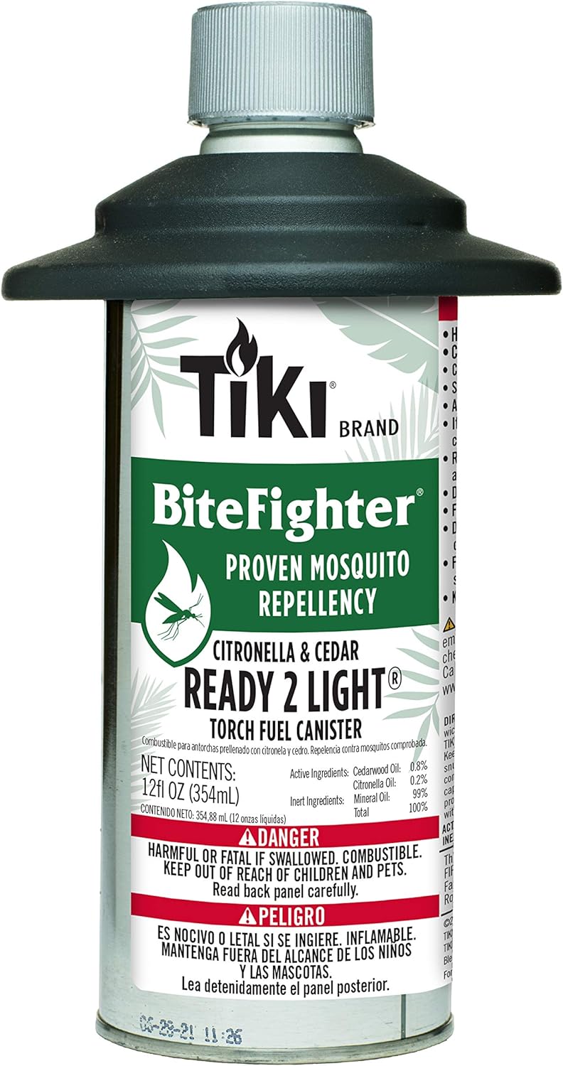 TIKI Brand BiteFighter Torch Fuel, 12 Ounce Canister