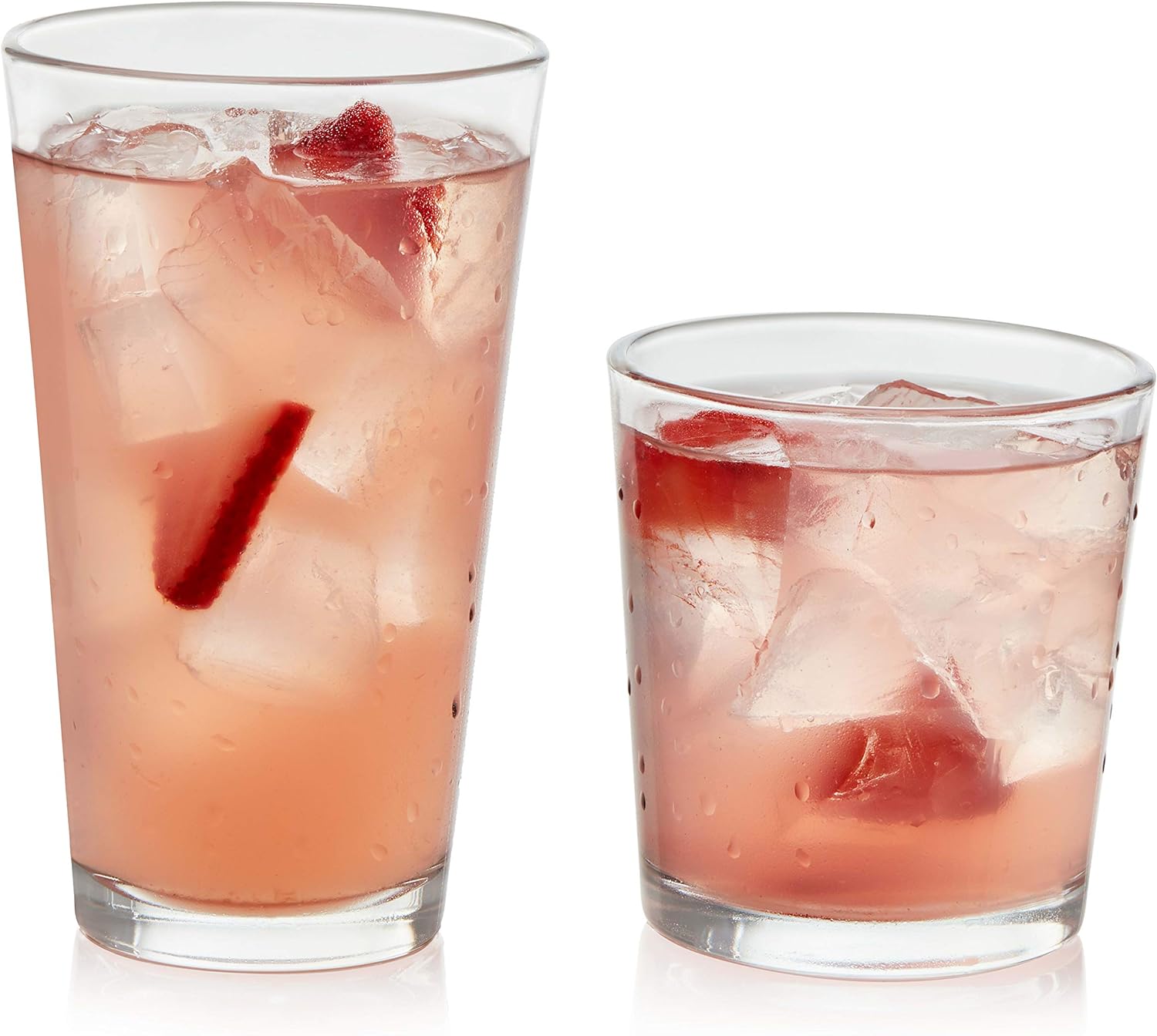 Libbey Flare 16-Piece Tumbler and Rocks Glass Set