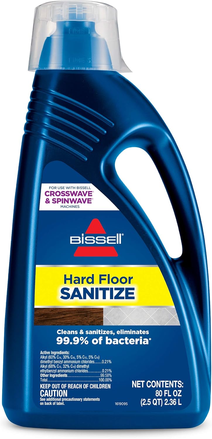 BISSELL Hard Floor Sanitize Formula, 80 oz, 80 Fl Oz (Pack of 1), 2504L