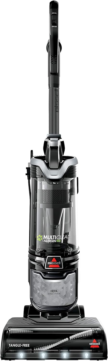 BISSELL MultiClean Allergen Pet Slim Upright Vacuum with HEPA Filter Sealed System, 31269
