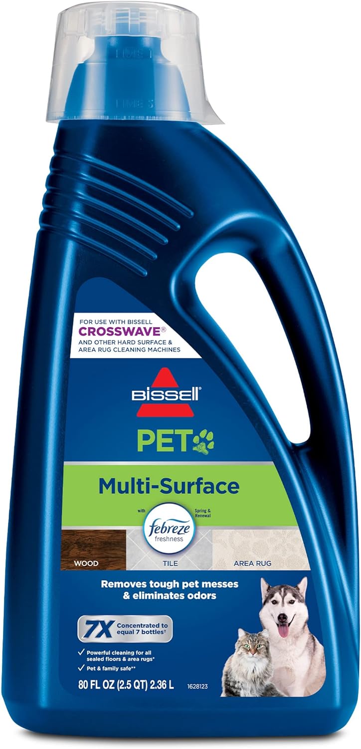 BISSELL Multi-Surface Pet Formula with Febreze Freshness for Crosswave (80 oz), 2295L