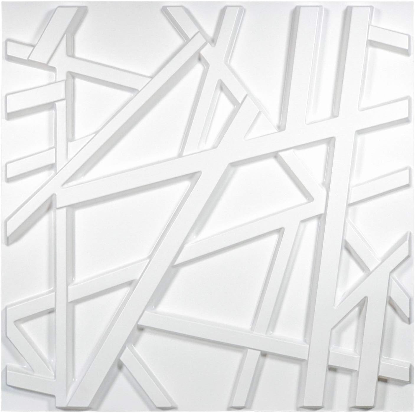 Art3d A10045 3D Wall Panels, White