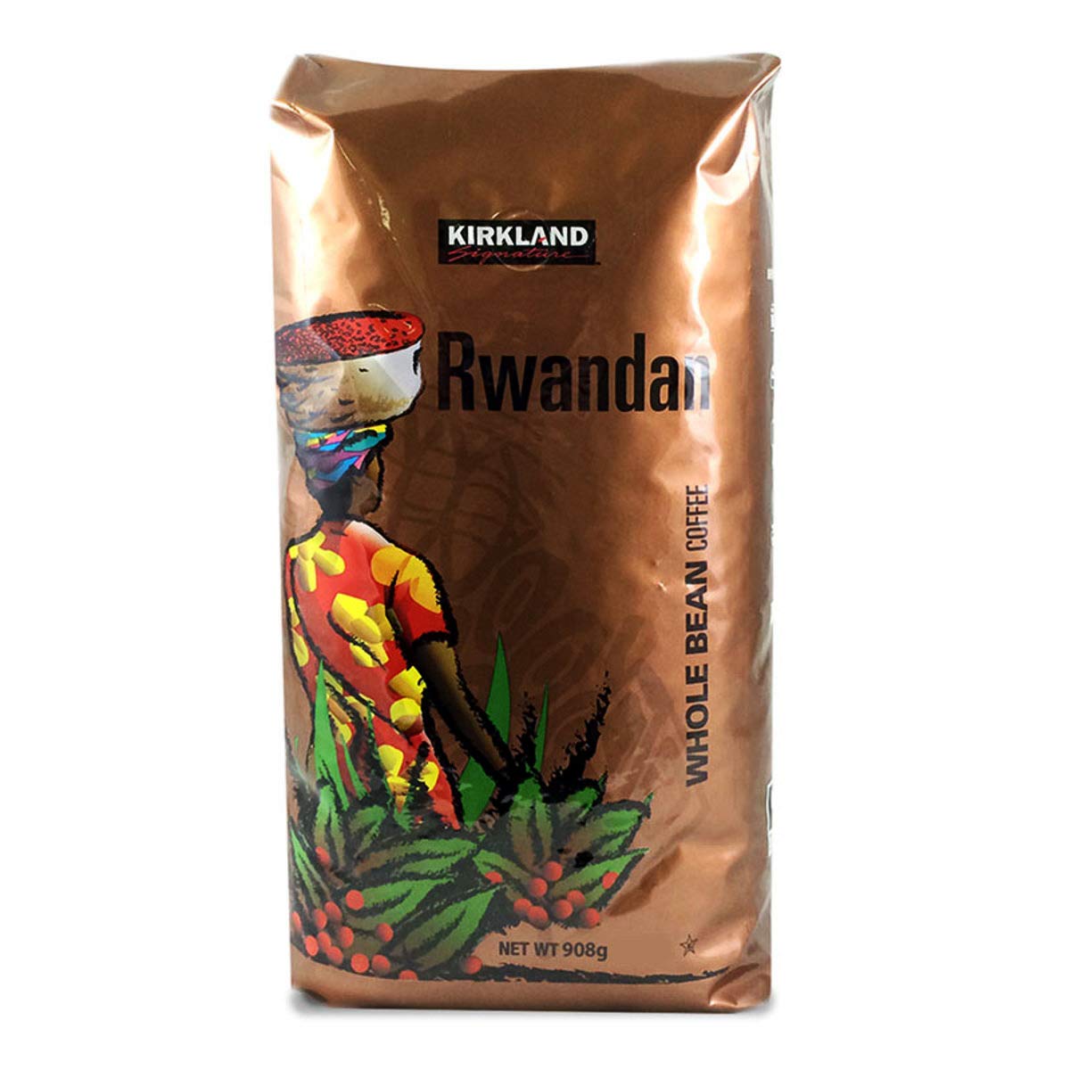 Kirkland Signature Rwandan Whole Bean Coffee 2lb.