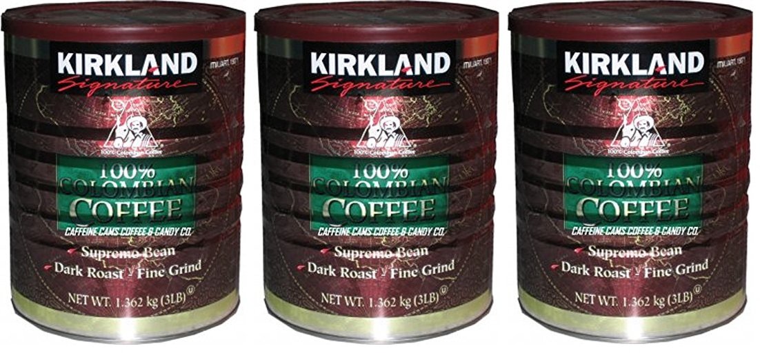 Kirkland Signature 100% Colombian Coffee, 9 LB