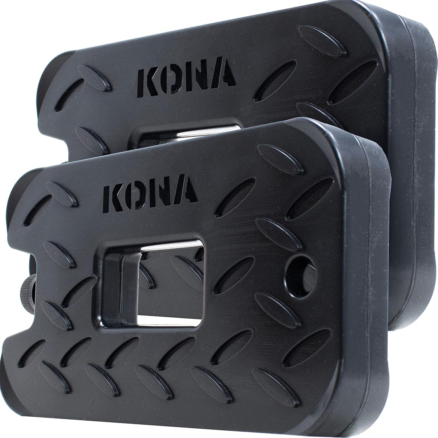 Kona Black Ice 2 Pound Ice Packs for Coolers - Long Lasting Design - Refreezable Reusable Cooler Ice Pack (2)