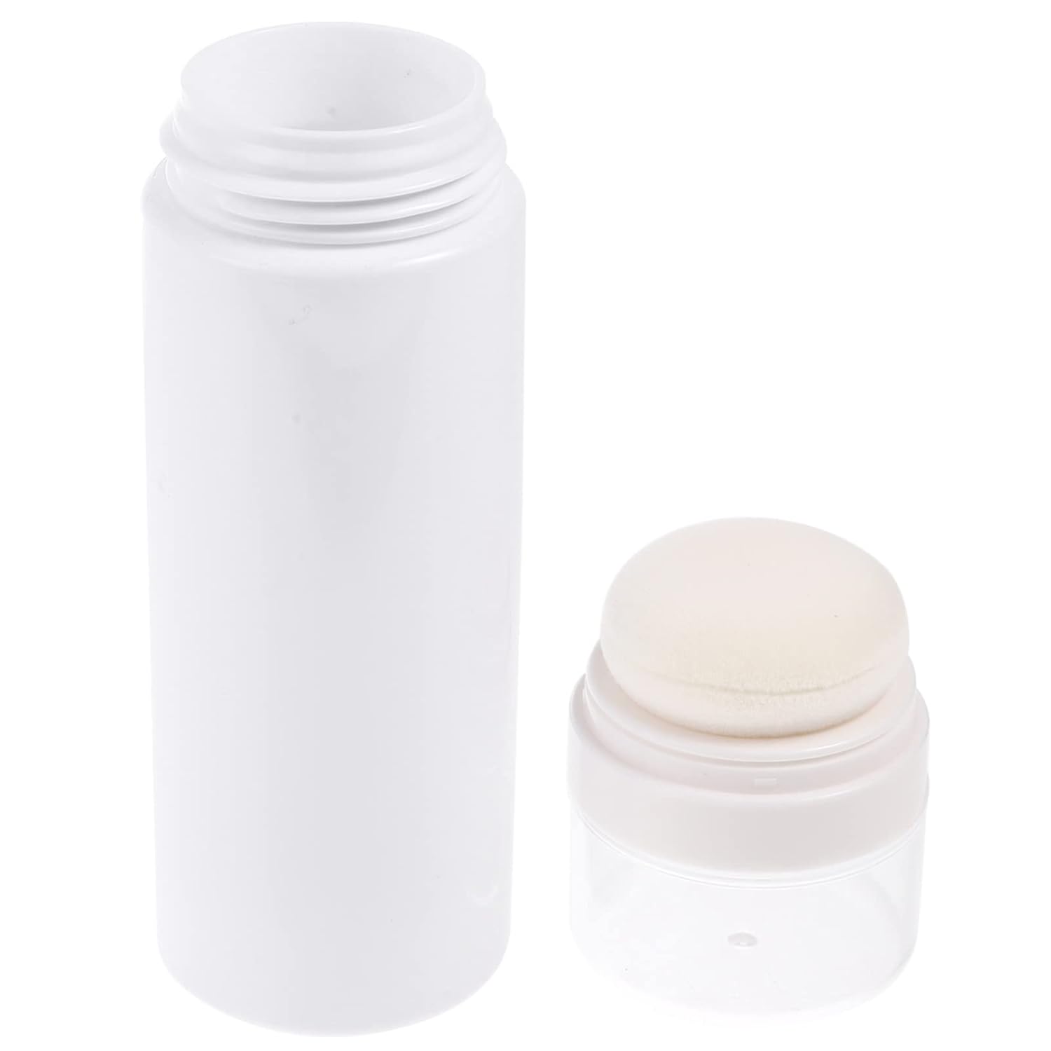 FOMIYES Loose Powder Containers Baby Powder Powder Puff Box talcum Powder Bottle Body Powder Container with Puff Loose Powder Bottle for Body Powder Makeup Powder Container Baby Puffs