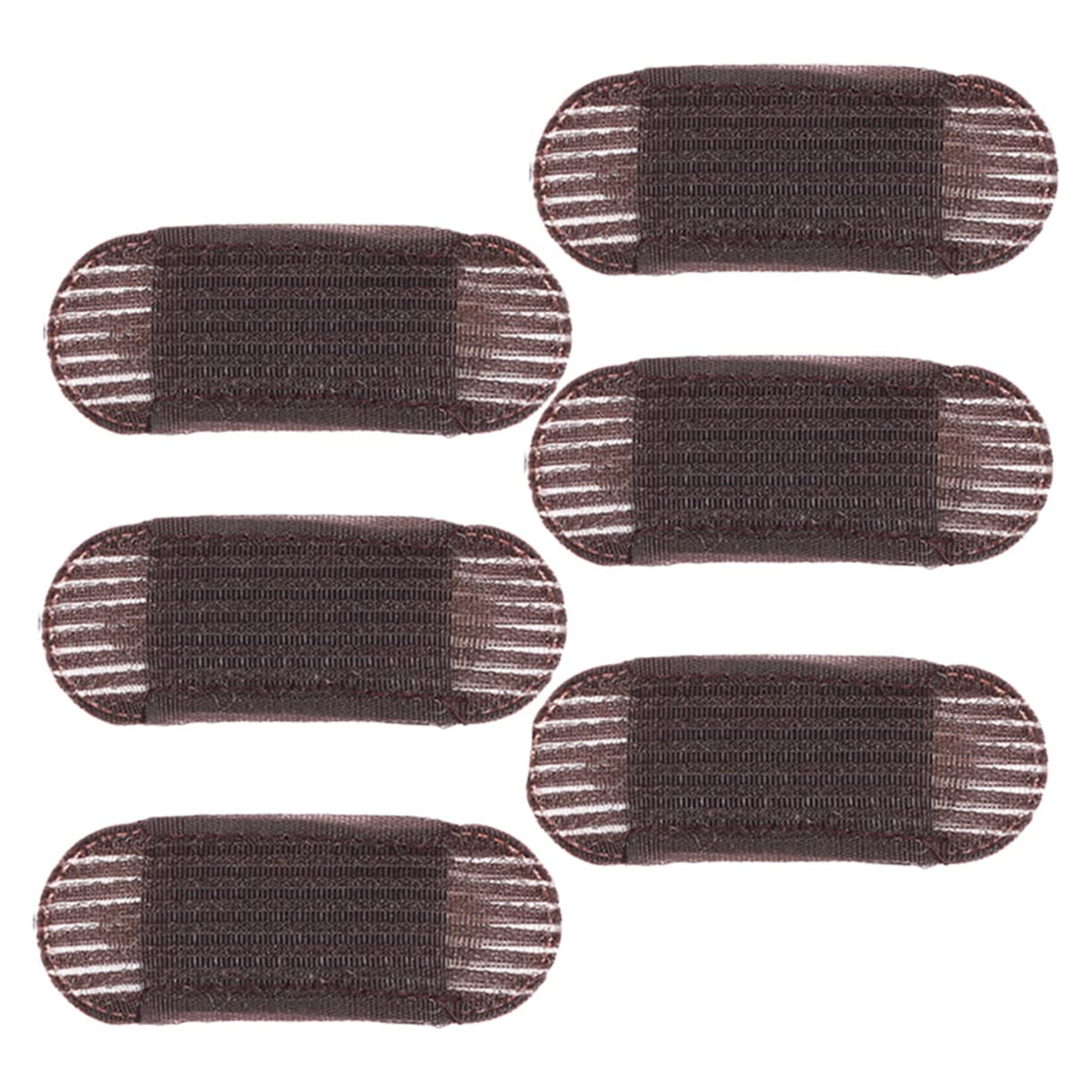 FOMIYES 6pcs Hairpin Black Hair Clips Hair Styling Tools Invisible Fluffy Hair Clip Hair Rollers Sponge Hair Pad Bump up Hair Clip Brown Hair Volume Pad Bump up Insert Hair Clip Hair Care