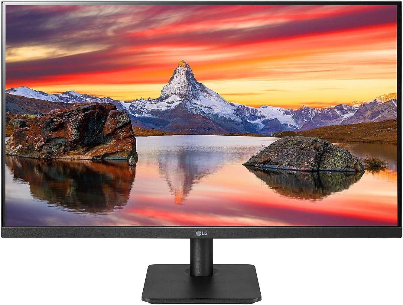 LG 27MP400-B 27 Inch Monitor Full HD (1920 x 1080) IPS Display with 3-Side Virtually Borderless Design, AMD FreeSync and OnScreen Control  Black