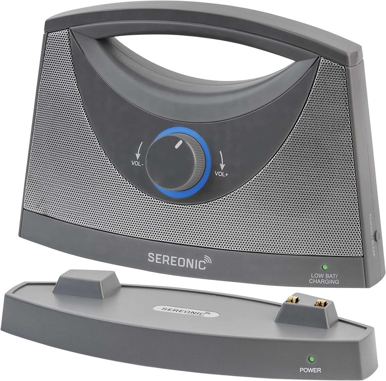 SEREONIC Wireless TV Speakers for Hard of Hearing - Portable, Powerful, and Convenient