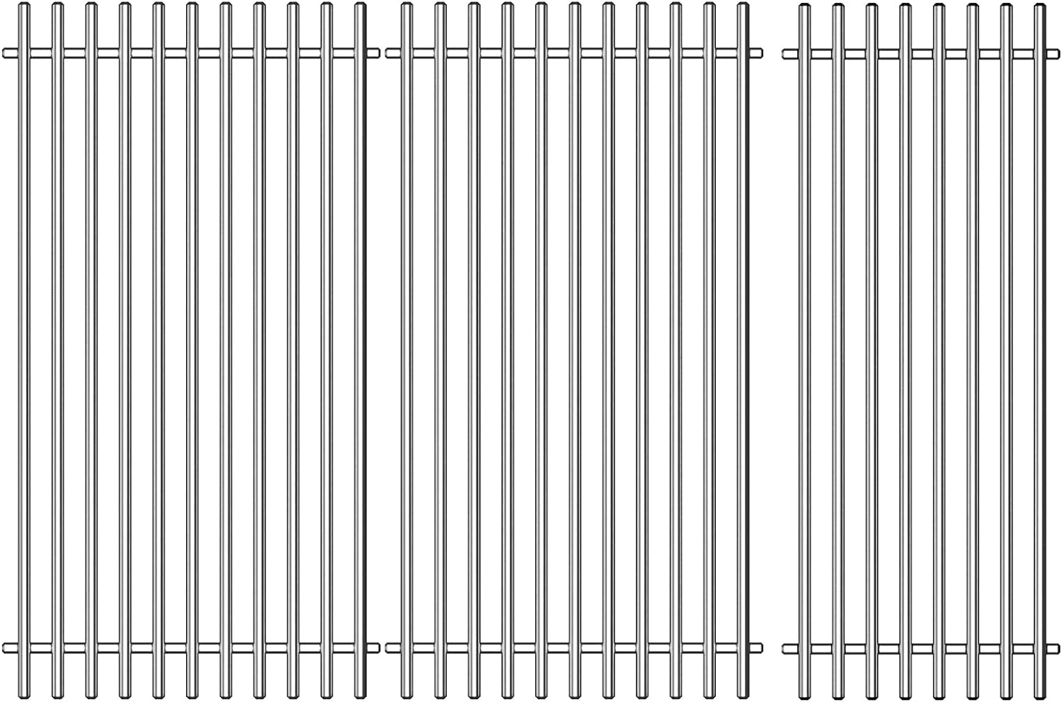 Uniflasy Cooking Grates for Charbroil Performance 463448021 463449021 463466522 463451022 463455021 5-Burner Grill, for Char-Broil 463436215 463433016 463432215 4Burner Gas Grill, 3Pack Grill Grates