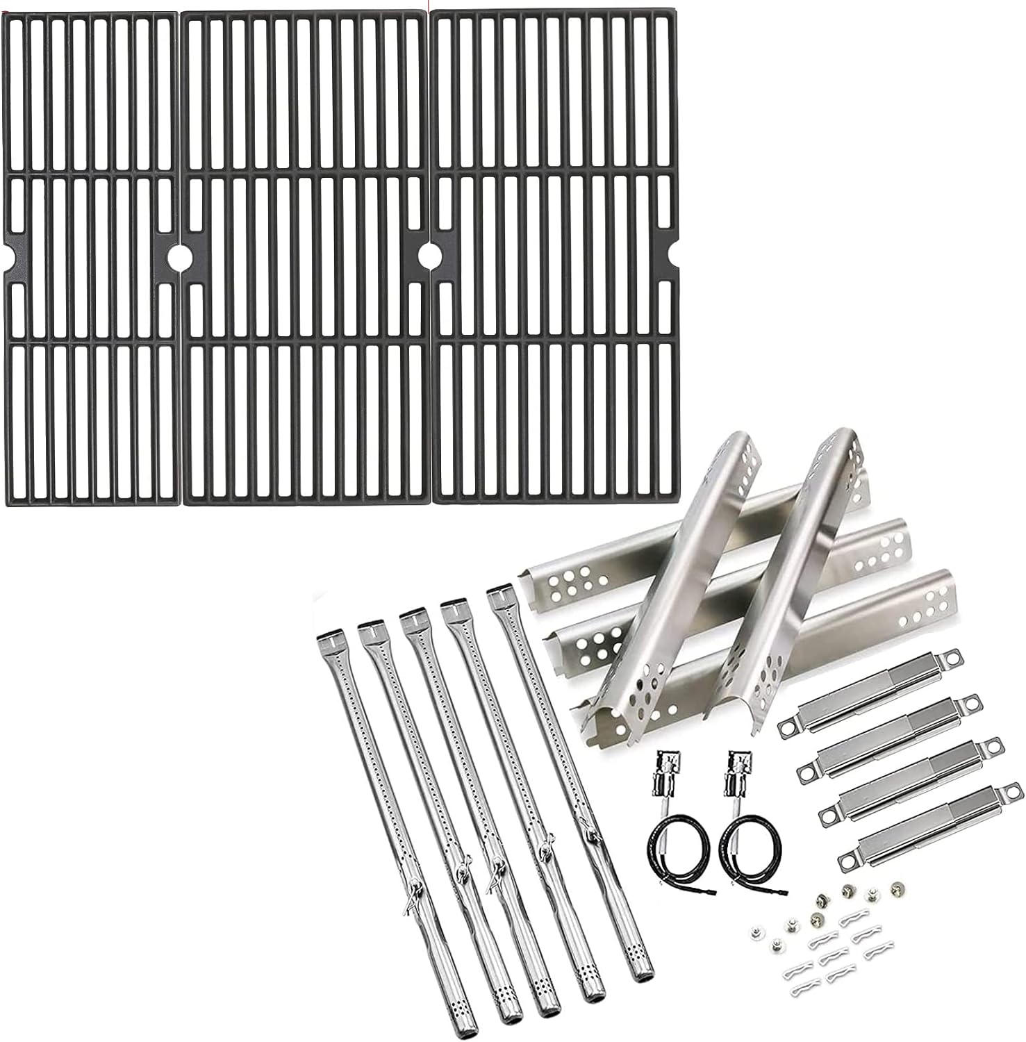 Uniflasy Replacements Part Kits for Charbroil Performance 5 Burner 463347519, 4 Burner 475 463377017, 463347017, 463376018P2, 463376117, 463377117, 463673617 Liquid Propane Gas Grill, 5 Pack