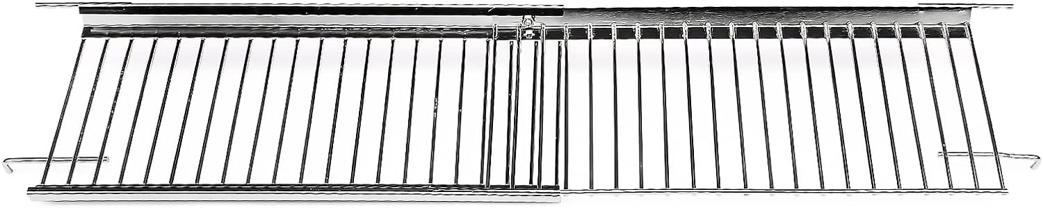 Uniflasy Universal Top Grill Rack, Adjustable Warming Rack for Grill,fits Nexgrill,Dynaglo,Cuisinart, Monument 4/5 Burner Grill,Stainless Steel Upper Rack Grate for Nexgrill Gas Grill Replacements