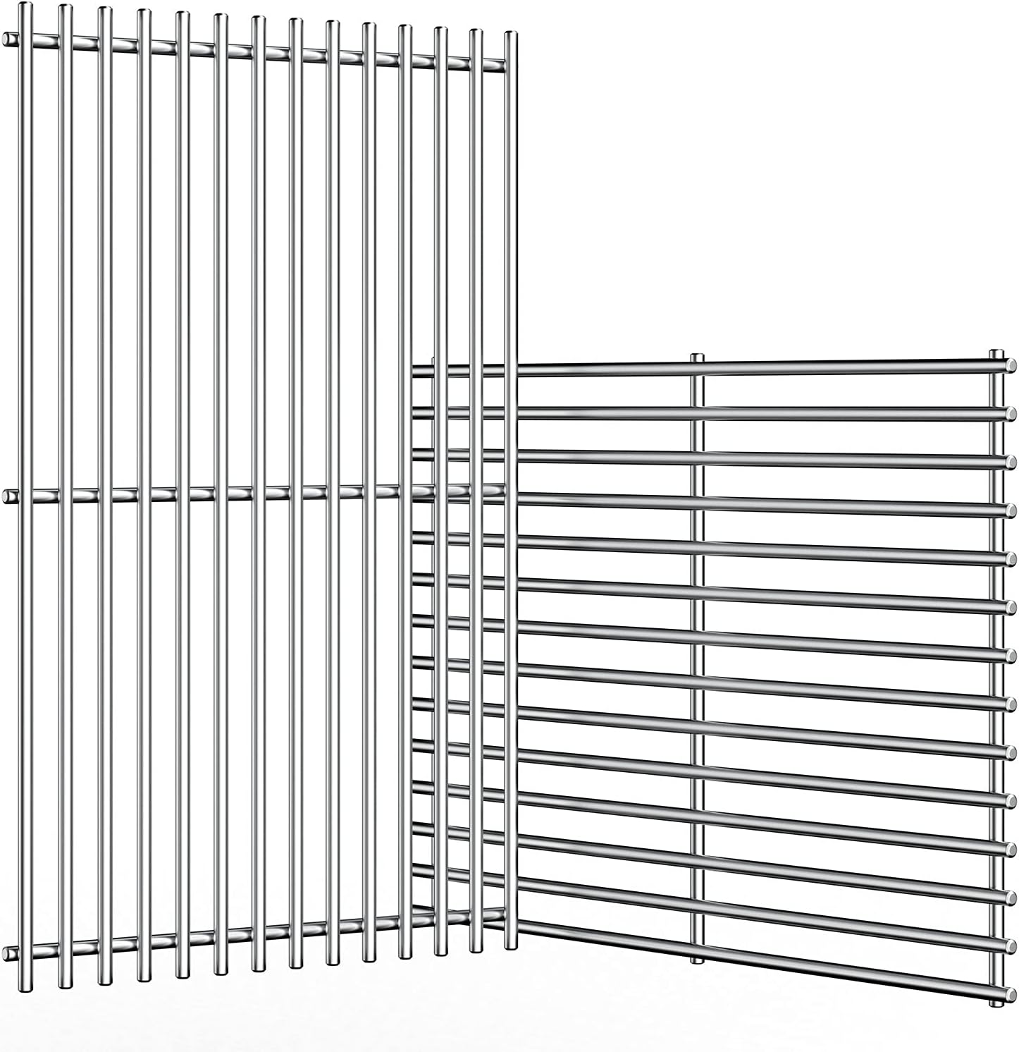 Uniflasy 17 Inches Stainless Steel Cooking Grid Grates Replacement for Charbroil 463250509, 463250510, Thermos 461262409, Grill Master 720-0737, 720-0670E, Vermont Castings, Great Outdoors Gas Grills