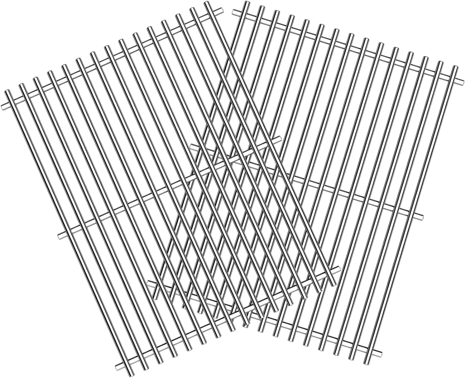 Uniflasy Grill Cooking Grate for Nexgrill 4-5 Burner Grills 720-0830H 720-0783E 720-0697 720-0773 720-0888 720-0783C Grill Parts Master Forge 1010037, 17 1/4 Inch